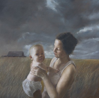 Dust Bowl, Oil on panel