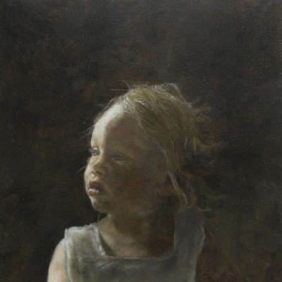 Sophie, oil on panel, SOLD