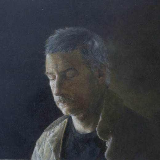 The Artist's Father, oil on panel, SOLD